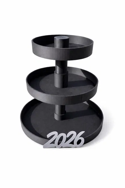 Kệ Trưng Bày 3 Tầng Đổi Accent – Năm Mới 2026 / Happy Birthday - Image 2