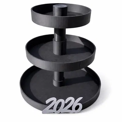 Kệ Trưng Bày 3 Tầng Đổi Accent – Năm Mới 2026 / Happy Birthday