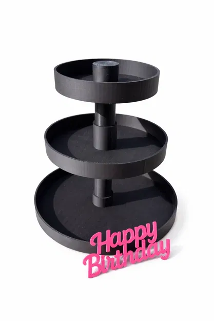 Kệ Trưng Bày 3 Tầng Đổi Accent – Năm Mới 2026 / Happy Birthday - Image 3