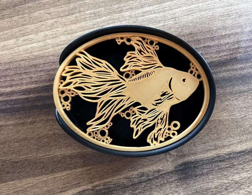 Khay xà phòng cá Nhật (Koi) – Soap dish japanese fish - Image 1