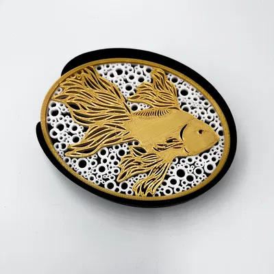 Khay xà phòng cá Nhật (Koi) – Soap dish japanese fish