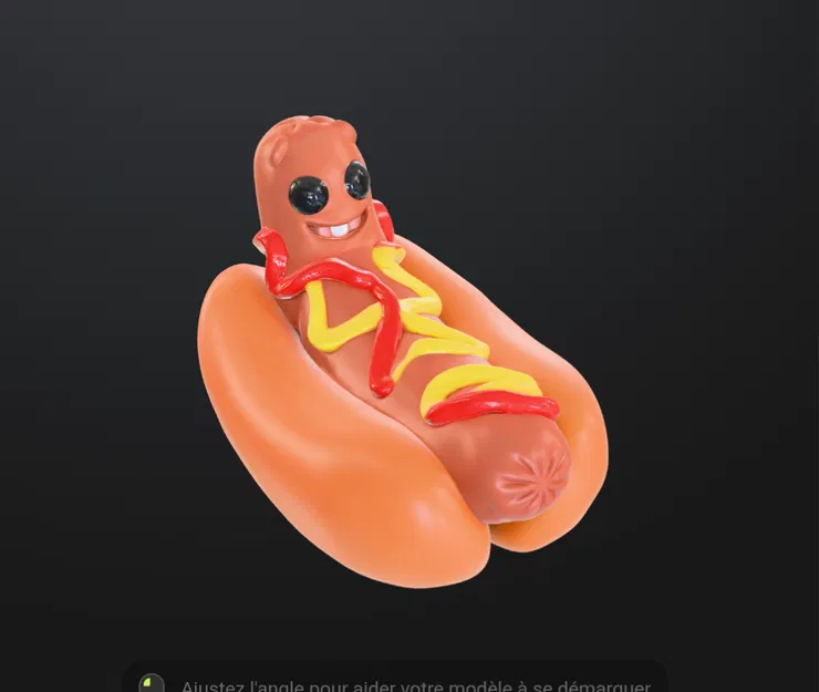 Hot dog hoạt hình (Cartoon hot dog) - Image 1