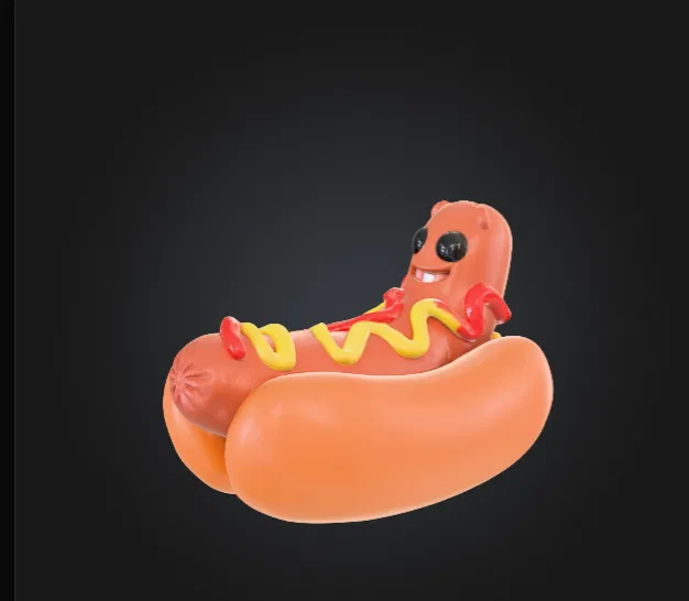 Hot dog hoạt hình (Cartoon hot dog) - Image 2