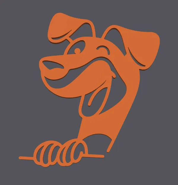 Wall Art Perro Criollo (Chó lai) | Tranh treo tường Mixed Breed Dog | Decor 3D Print - Image 1