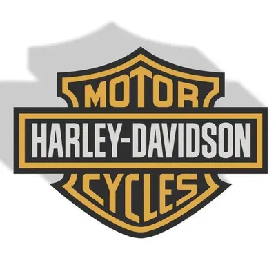 Poster logo Harley Davidson - 2 bản: Multi và không Multicolor