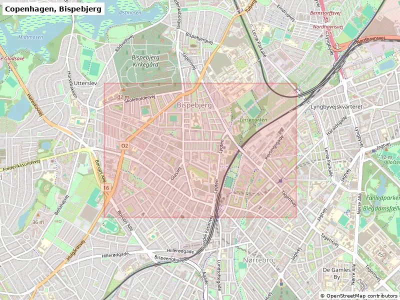 Copenhagen, Bispebjerg, Đan Mạch - Mô hình thu nhỏ 3D - Image 2