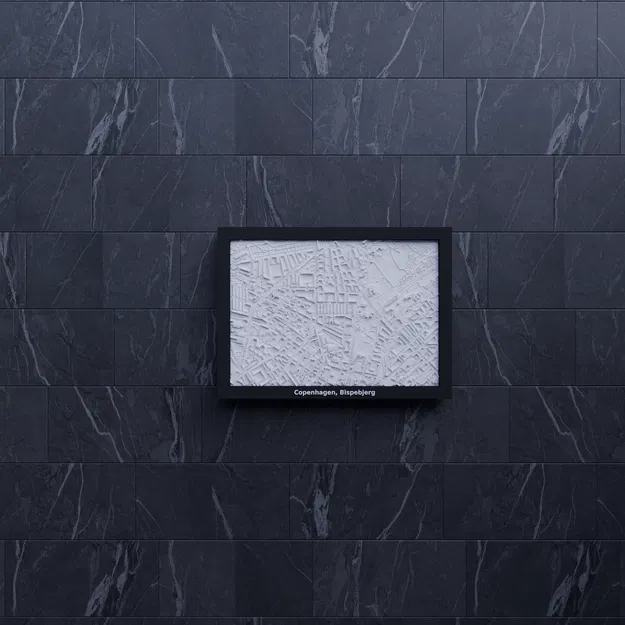 Copenhagen, Bispebjerg, Đan Mạch - Mô hình thu nhỏ 3D - Image 8