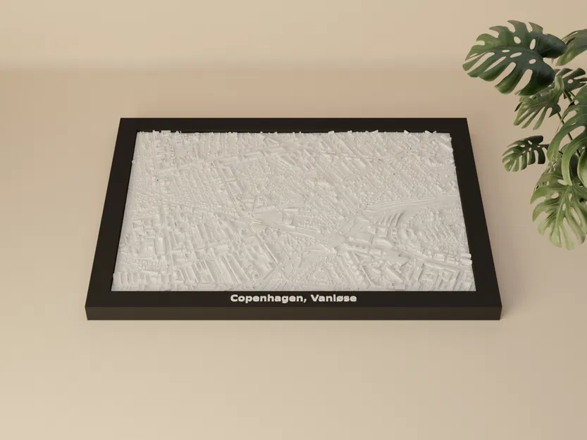 Copenhagen, Vanløse, Đan Mạch - Mô hình thu nhỏ 3D - Image 1