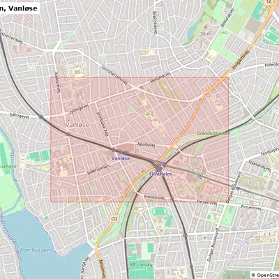 Copenhagen, Vanløse, Đan Mạch - Mô hình thu nhỏ 3D