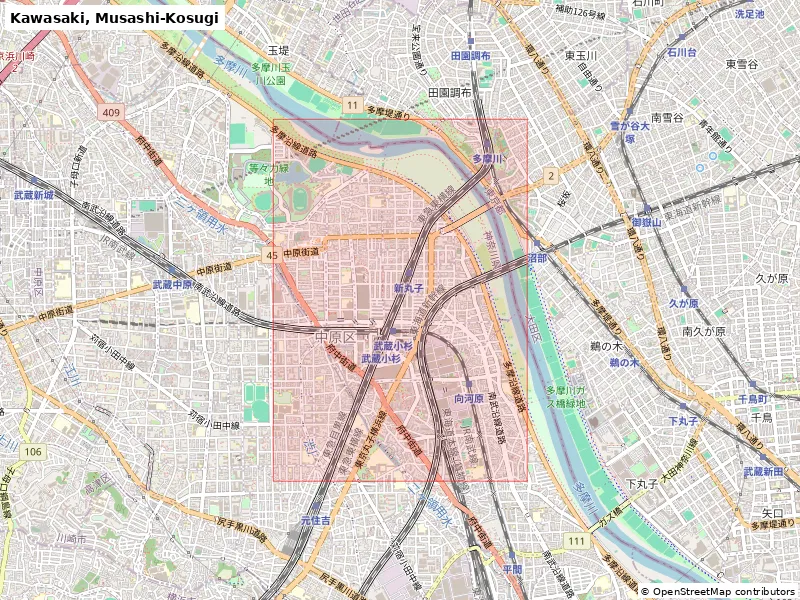 Kawasaki, Musashi-Kosugi, Nhật Bản - Mô hình 3D thu nhỏ - Image 2