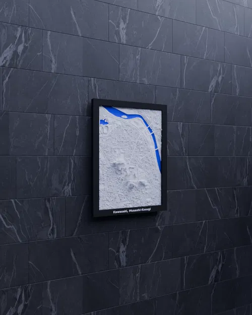 Kawasaki, Musashi-Kosugi, Nhật Bản - Mô hình 3D thu nhỏ - Image 4