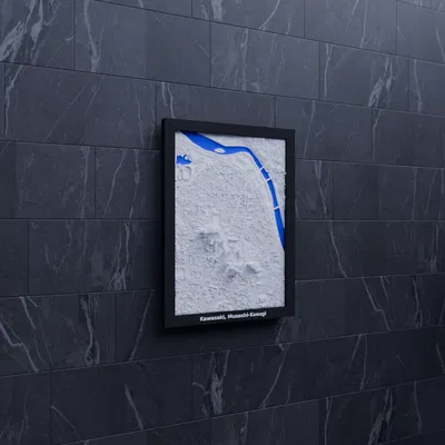 Kawasaki, Musashi-Kosugi, Nhật Bản - Mô hình 3D thu nhỏ