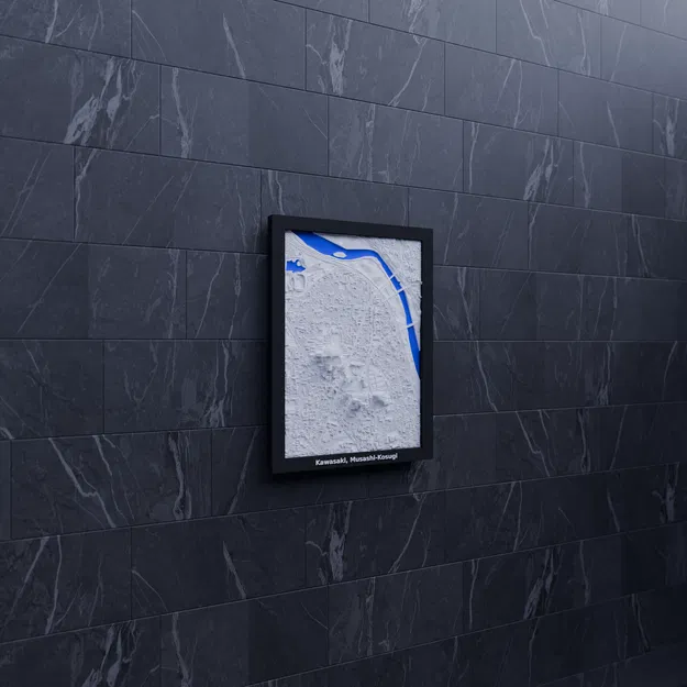 Kawasaki, Musashi-Kosugi, Nhật Bản - Mô hình 3D thu nhỏ - Image 7