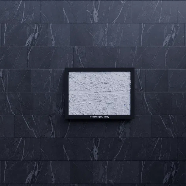 Copenhagen, Valby, Đan Mạch - Mô hình thu nhỏ 3D - Image 6