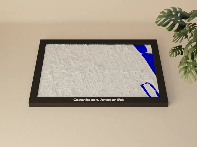 Copenhagen, Amager Øst, Đan Mạch - Mô hình 3D thu nhỏ - Image 1