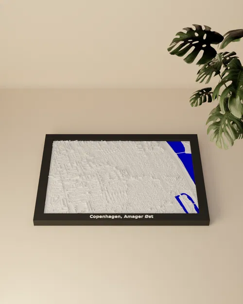 Copenhagen, Amager Øst, Đan Mạch - Mô hình 3D thu nhỏ - Image 3