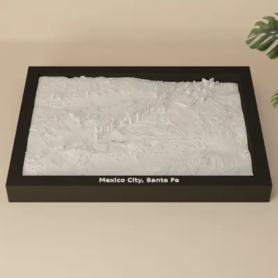 Mexico City, Santa Fe, Mexico - Mô hình 3D thu nhỏ
