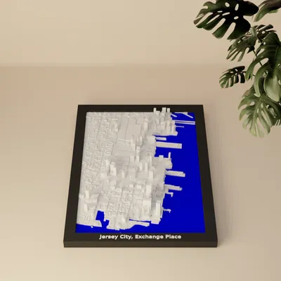 Jersey City, Exchange Place, Hoa Kỳ - Mô hình thu nhỏ 3D