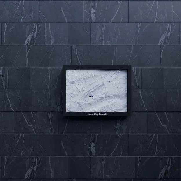 Mexico City, Santa Fe, Mexico - Mô hình 3D thu nhỏ - Image 8