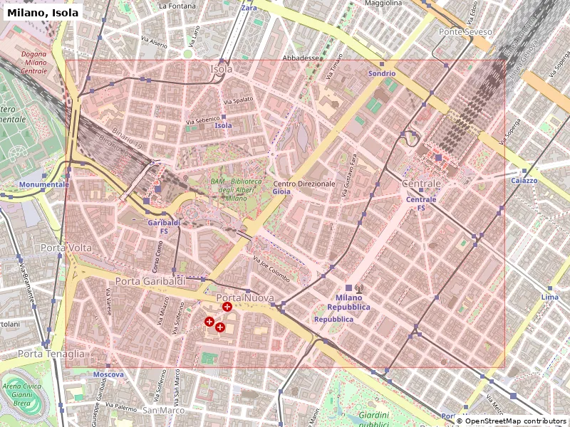 Milano, Isola, Italy - 3D Miniature - Image 2