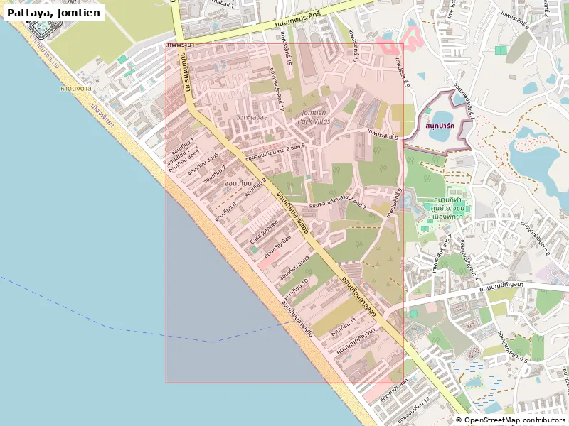 Pattaya, Jomtien, Thailand - 3D Miniature (Mô hình địa hình thu nhỏ 3D) - Image 2