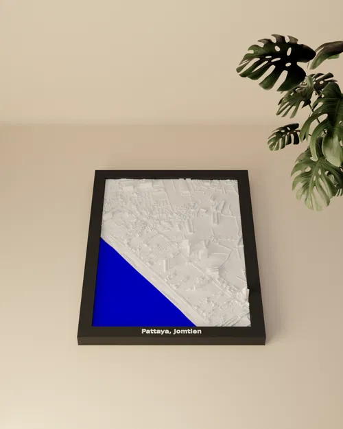 Pattaya, Jomtien, Thailand - 3D Miniature (Mô hình địa hình thu nhỏ 3D) - Image 4