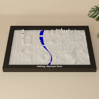 Peking, Olympic Park, China - Mô hình thu nhỏ 3D