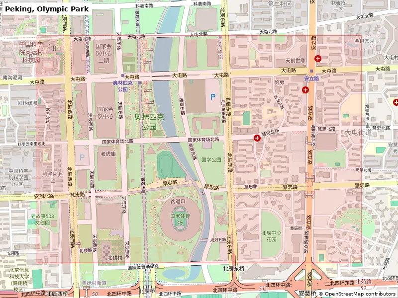 Peking, Olympic Park, China - Mô hình thu nhỏ 3D - Image 2