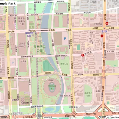 Peking, Olympic Park, China - Mô hình thu nhỏ 3D