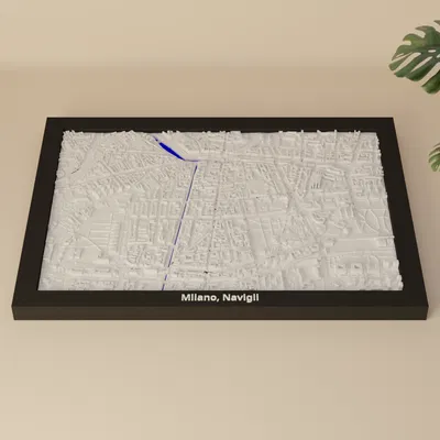 Milano, Navigli, Italy - Mô hình thu nhỏ 3D