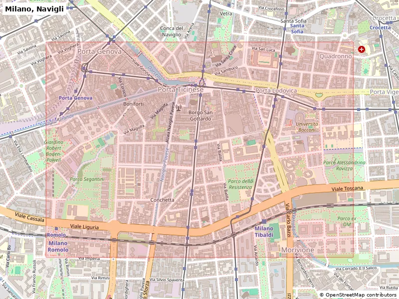 Milano, Navigli, Italy - Mô hình thu nhỏ 3D - Image 2