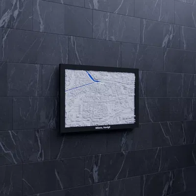 Milano, Navigli, Italy - Mô hình thu nhỏ 3D