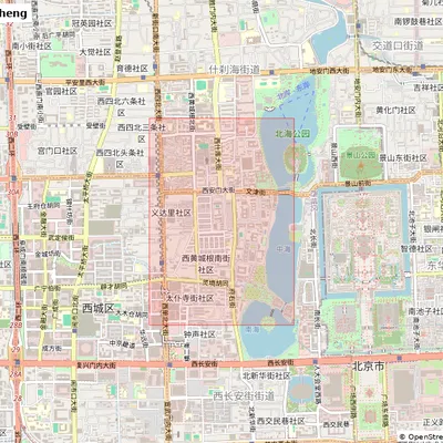 Peking, Xicheng, China - Mô hình thu nhỏ 3D