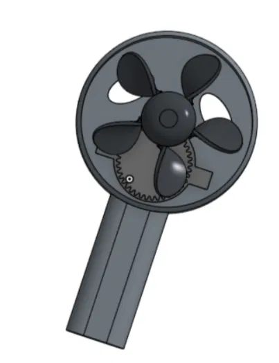 Quạt quay tay (Hand Crank Fan) - Image 1