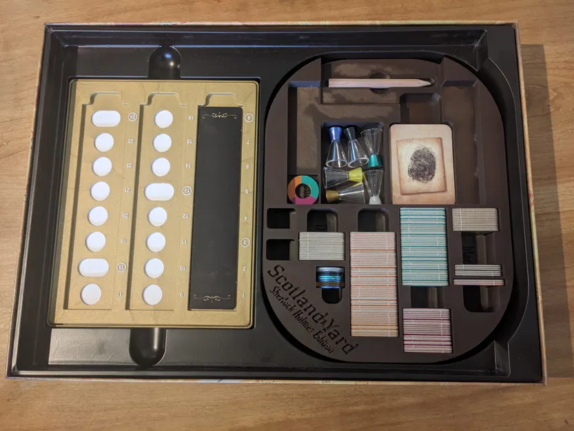 Khay insert/organizer cho Scotland Yard: Sherlock Holmes Edition - Image 1