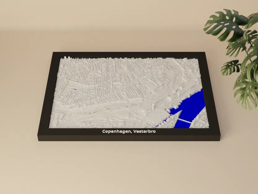 Copenhagen, Vesterbro, Denmark - Mô hình 3D Miniature - Image 1