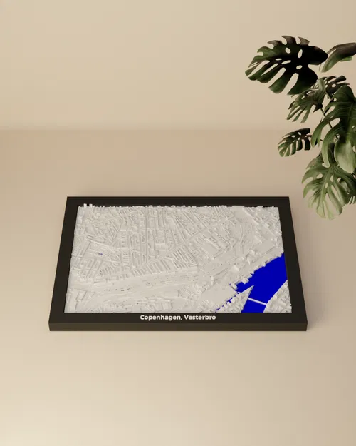 Copenhagen, Vesterbro, Denmark - Mô hình 3D Miniature - Image 2