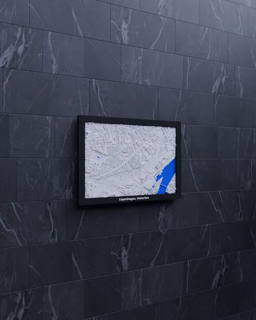 Copenhagen, Vesterbro, Denmark - Mô hình 3D Miniature - Image 4