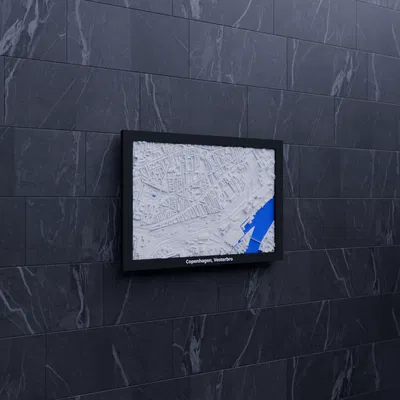 Copenhagen, Vesterbro, Denmark - Mô hình 3D Miniature