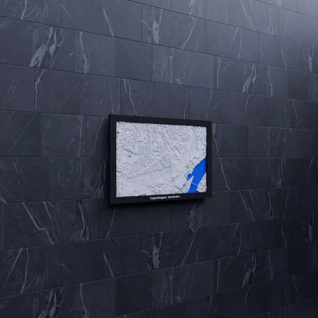 Copenhagen, Vesterbro, Denmark - Mô hình 3D Miniature - Image 7