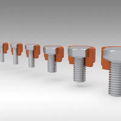 Đầu vặn Knurled cho Hex Bolts (M3–M12)