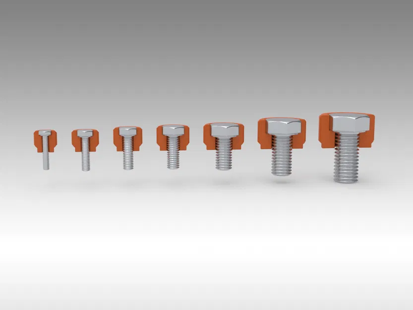 Đầu vặn Knurled cho Hex Bolts (M3–M12) - Image 4