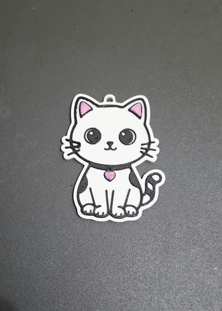 Móc khóa mèo cute – phụ kiện dễ in 3D - Image 2