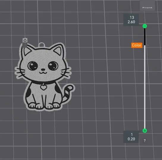 Móc khóa mèo cute – phụ kiện dễ in 3D - Image 3
