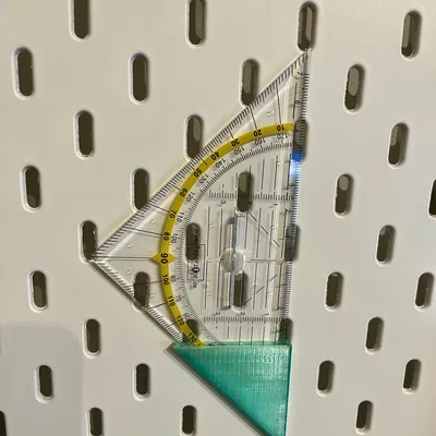 Giá treo thước tam giác hình học cho IKEA SKÅDIS