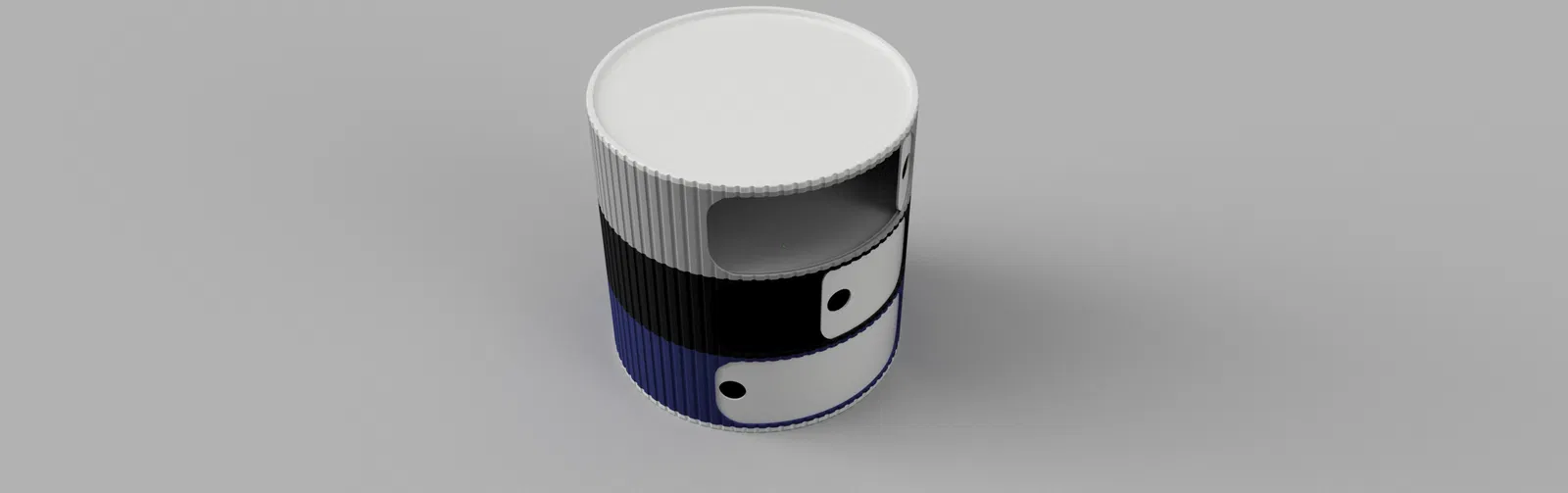 Nội thất Module Tròn Xếp Chồng có Cửa Trượt (In 3D) - Image 3