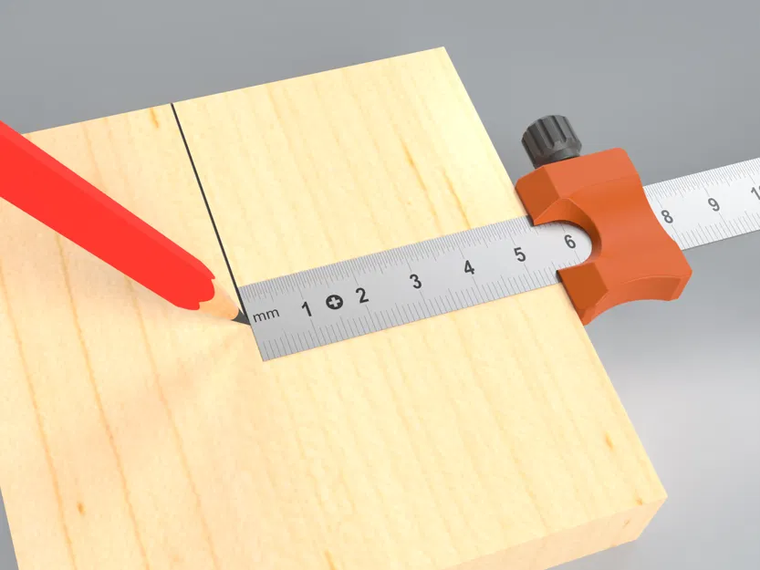 Ruler Stop S – Cữ chặn thước cho 0,5×15 mm (bản nhỏ) - Image 1