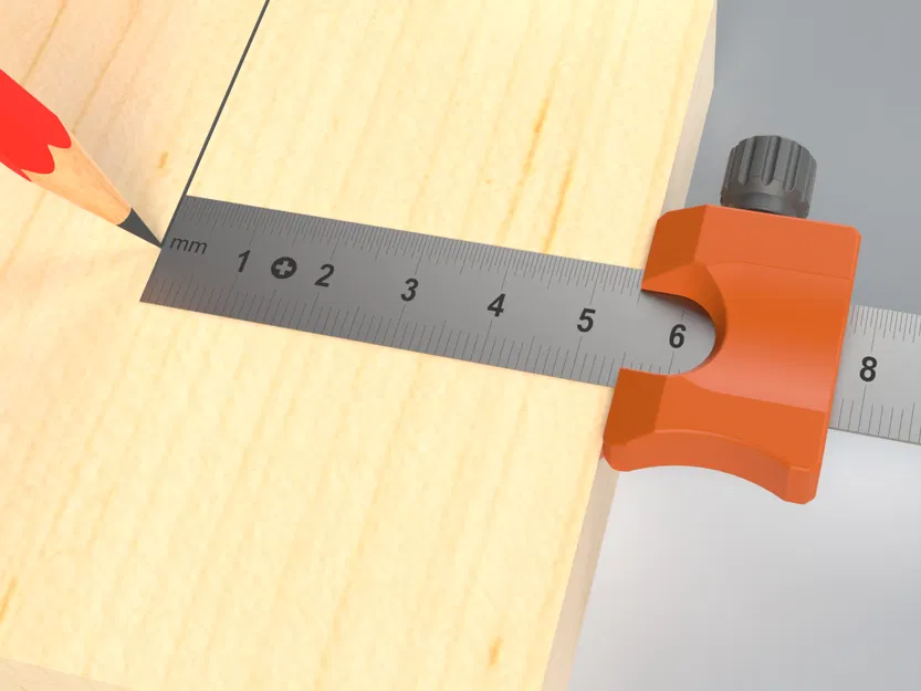 Ruler Stop S – Cữ chặn thước cho 0,5×15 mm (bản nhỏ) - Image 2