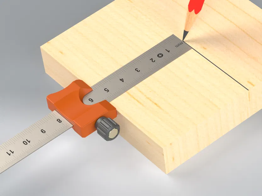 Ruler Stop S – Cữ chặn thước cho 0,5×15 mm (bản nhỏ) - Image 3