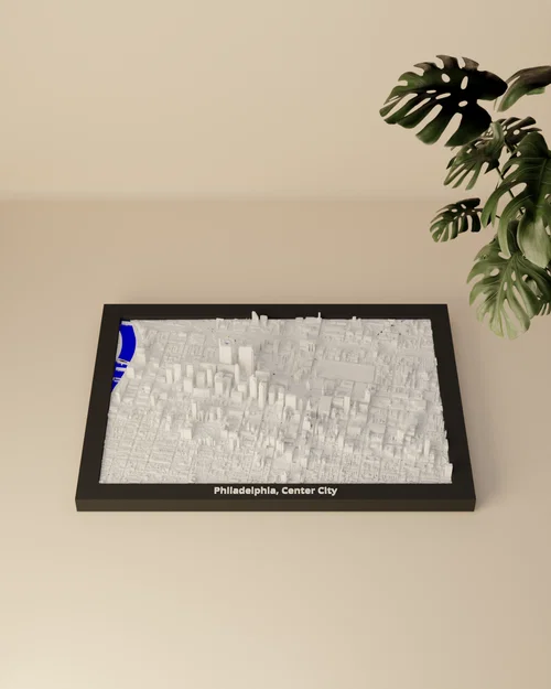 Philadelphia, Center City, Hoa Kỳ - Mô hình 3D Miniature - Image 1